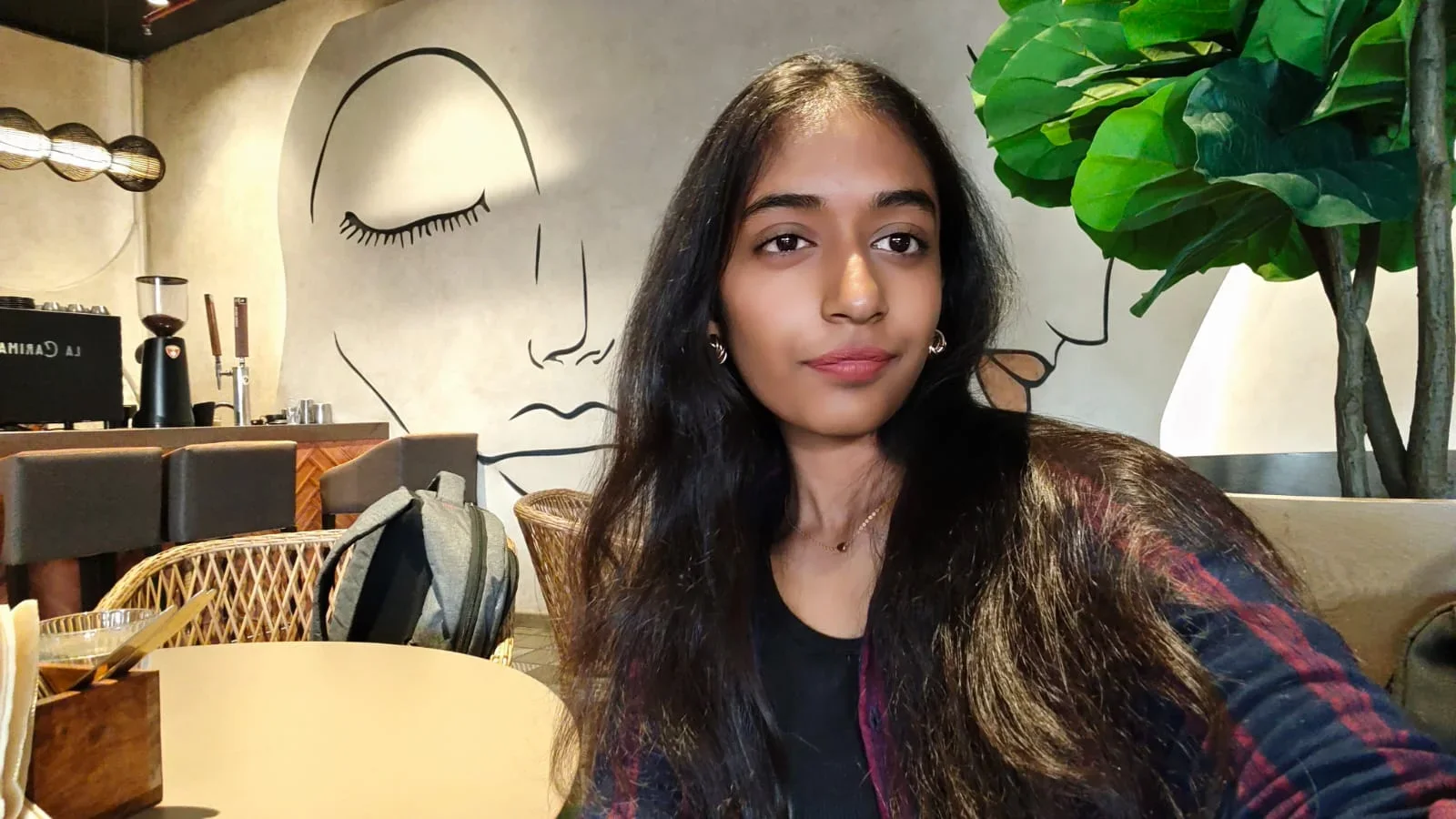A cafe portrait