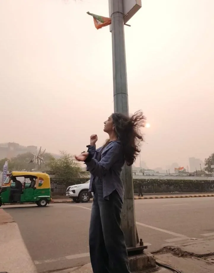 A windy evening in Delhi